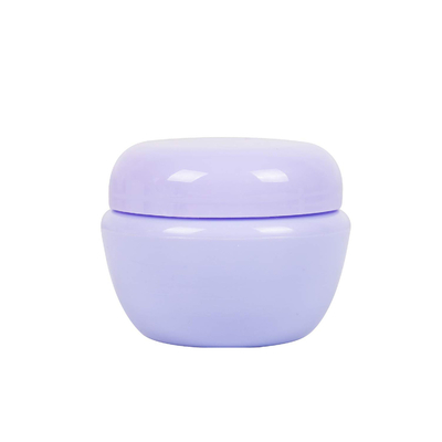 Petit empaquetage crème cosmétique pourpre de pot de 5g 10g rechargeable