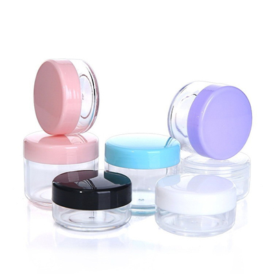 Biens rechargeables de pot crème cosmétique de la crème de visage d'espace libre de LinDeer 5ml