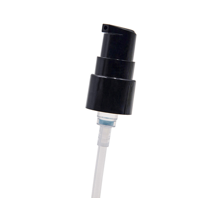 20/410 pompe noire en plastique crème cosmétique de traitement de la pompe pp