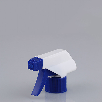 Le 28/410 pulvérisateur blanc bleu de l'eau de main a nervuré le bec écumant pour le pulvérisateur de déclencheur