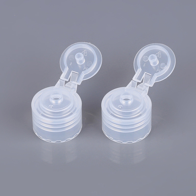 Couvercles transparents de bouteille de lotion de Flip Top Caps For Bottles 20mm 24mm pp