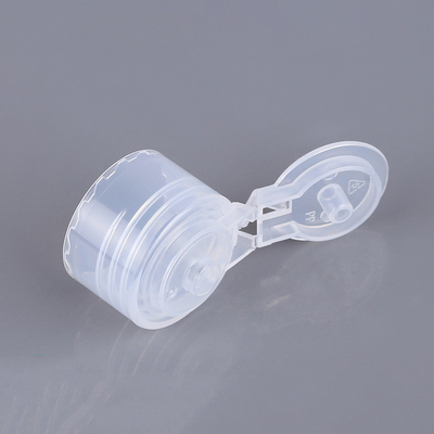 Couvercles transparents de bouteille de lotion de Flip Top Caps For Bottles 20mm 24mm pp