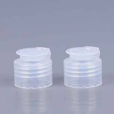 Couvercles transparents de bouteille de lotion de Flip Top Caps For Bottles 20mm 24mm pp