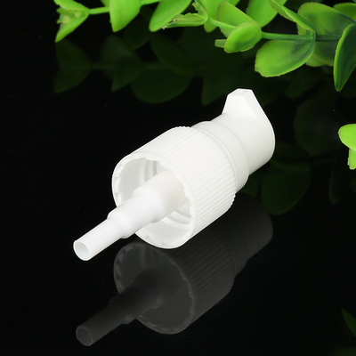 Pompe en plastique de bouteille de la pleine couverture 20mm de lotion de polypropylène clair de pompe