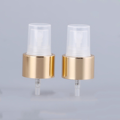 La pulvérisation fine en plastique transparente de brume bec 24/410 pompe de pulvérisateur d'or