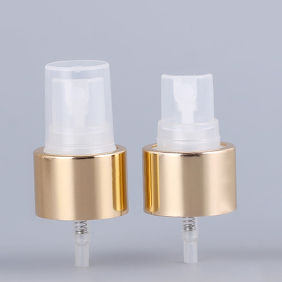 La pulvérisation fine en plastique transparente de brume bec 24/410 pompe de pulvérisateur d'or
