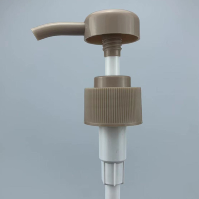 Pompe de bouteille de jet de la pompe pp 24MM de distributeur de lotion de Brown