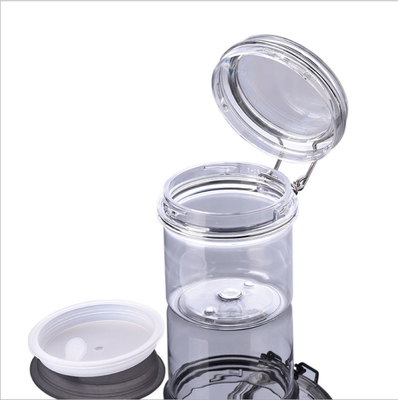 Les huiles de lotions dégagent les pots crèmes vides de maquillage de Brown avec les couvercles 20ml