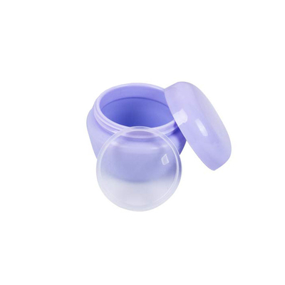 Petit empaquetage crème cosmétique pourpre de pot de 5g 10g rechargeable