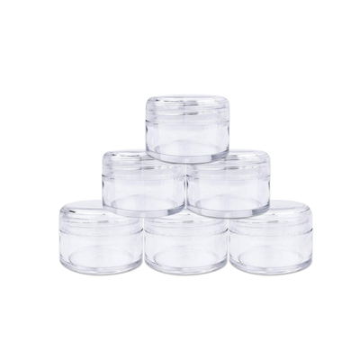 5 grammes témoin de conteneurs en plastique de pots avec des couvercles étanches