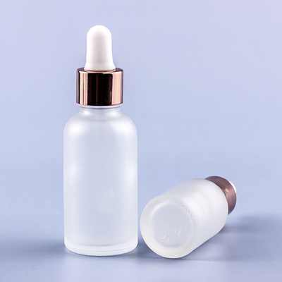 Rose Gold Frosted Eye Dropper met 3ml en bouteille 5ml 10ml 15ml