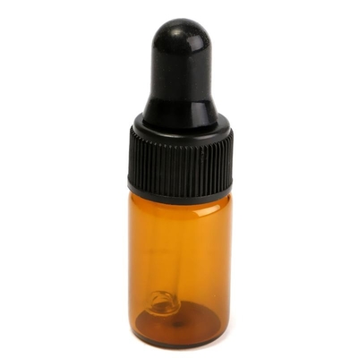 l'huile 5ml essentielle met de petites bouteilles en bouteille en verre de compte-gouttes de Brown