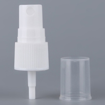 pompe cosmétique à nervures blanche de bouteille de pulvérisateur fin de brume de 24mm