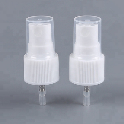 pompe cosmétique à nervures blanche de bouteille de pulvérisateur fin de brume de 24mm