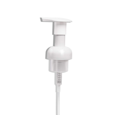 Pompe en plastique blanche de savon de mousse du distributeur 40mm/410 aucune fuite