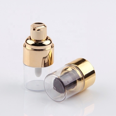 Pompe en aluminium de traitement d'or 20/410 pour la bouteille cosmétique