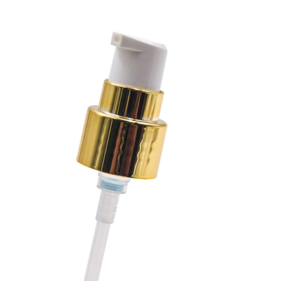 Pompe cosmétique de distributeur d'or de la pompe à main 20mm/410 de polypropylène