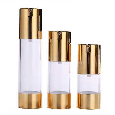 Bouteilles privées d'air en plastique de pompe d'as 50ml 30ml 15ml pour des cosmétiques