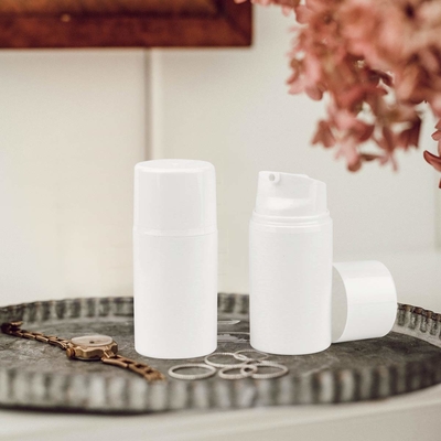 Bouteille privée d'air 50ml de pompe de la lotion pp avec l'impression d'écran
