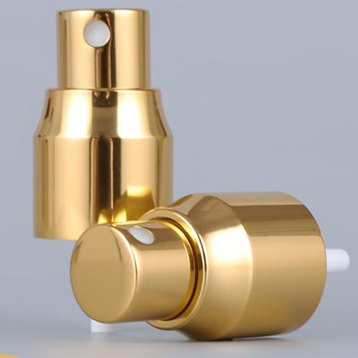 Petit pulvérisateur fin de brume du chapeau 20/410 en aluminium d'or avec le tube