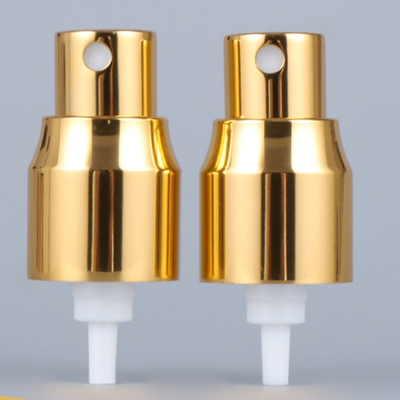 Petit pulvérisateur fin de brume du chapeau 20/410 en aluminium d'or avec le tube