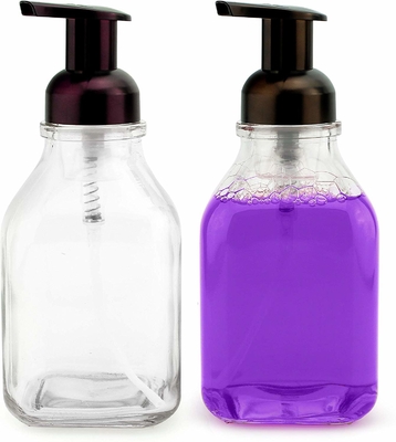 La pompe de lotion de l'ANIMAL FAMILIER 500ml de noir de LinDeer met transparent en bouteille