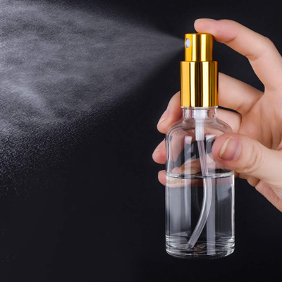Distributeur en verre fin en aluminium anodisé de pompe de la bouteille 50ml de jet de brume