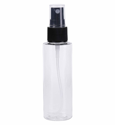 Pots 100ml cosmétiques en plastique d'ANIMAL FAMILIER transparent avec la pompe de 24mm